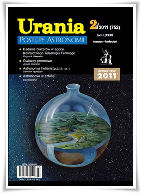 Urania PA - nr 2-2011 Urania Postępy Astronomii - wydanie numeru 2-2011r.