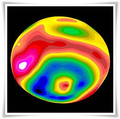 Mapa Westy Westa, planetoida, asteroida, lato, maj, czerwiec