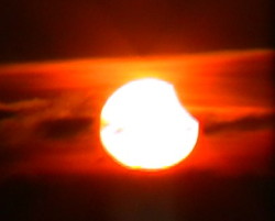 Gwiezdne Wrota - Sekcja Astronomiczna, zaćmienie, słońca, styczeń, 2011