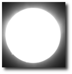 Obraz z teleskopu Solaris z dnia 16 listopada 2009r. Patka-obrazek