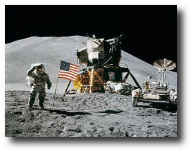 Misja Apollo 15 - wspaniały obraz transmisji na ziemię Gwiezdne Wrota - Sekcja Astronomiczna