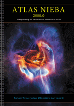 atlas, nieba, książka, astronomia