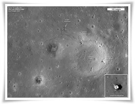 apollo,skężyc,lądowanie,ślady