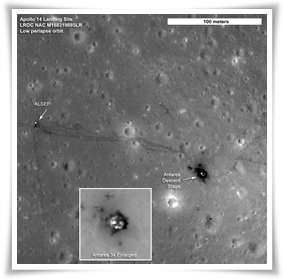 apollo,skężyc,lądowanie,ślady