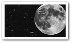 eXtreme Deep Field end Moon