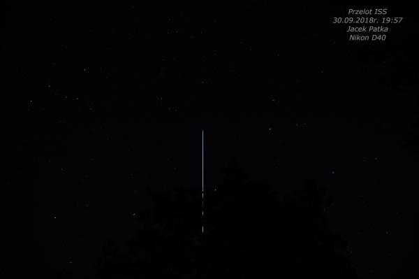 Przelot ISS 30.09.2018