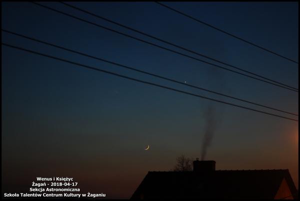 Wenus i Księżyc