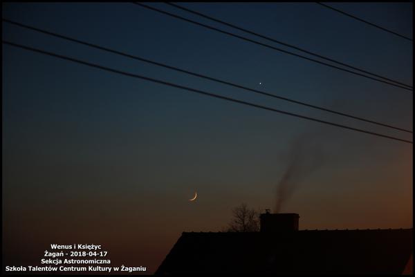 Wenus i Księżyc