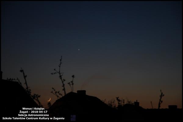 Wenus i Księżyc