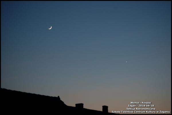 Wenus i Księżyc