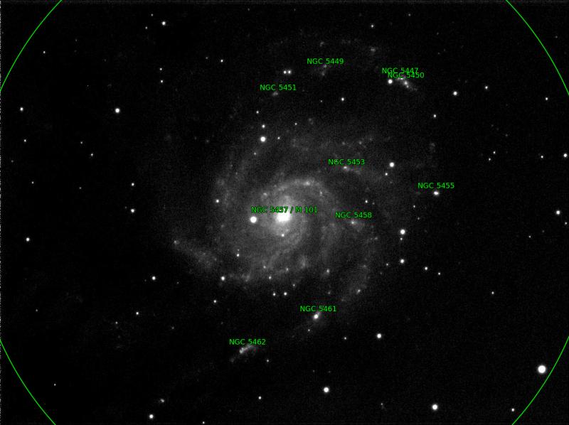 M101 Galaktyka Wiatraczek