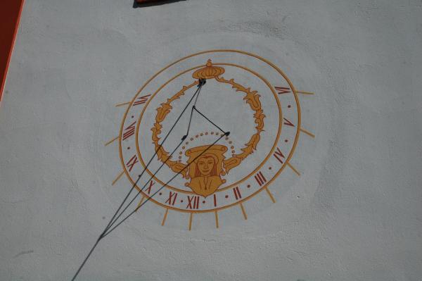 Zegar słoneczny Marienhtal - powiększenie